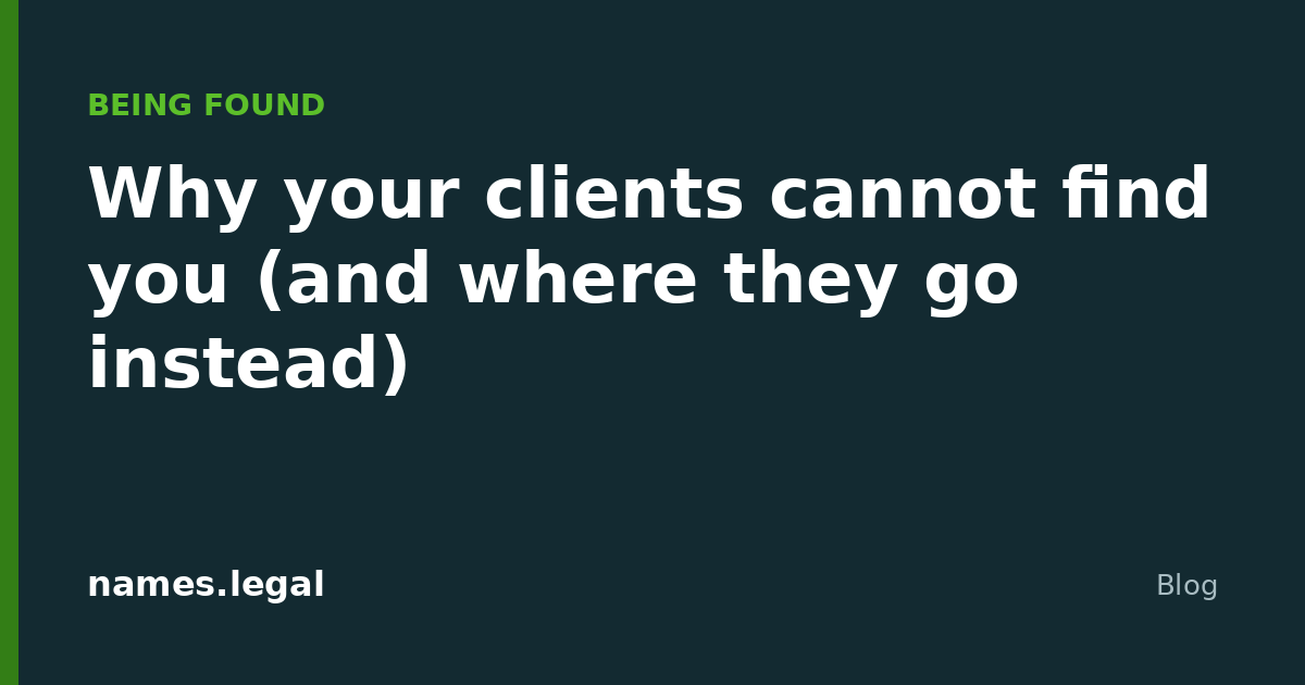 Warum Ihre Kunden Sie nicht finden (und wo sie stattdessen landen)